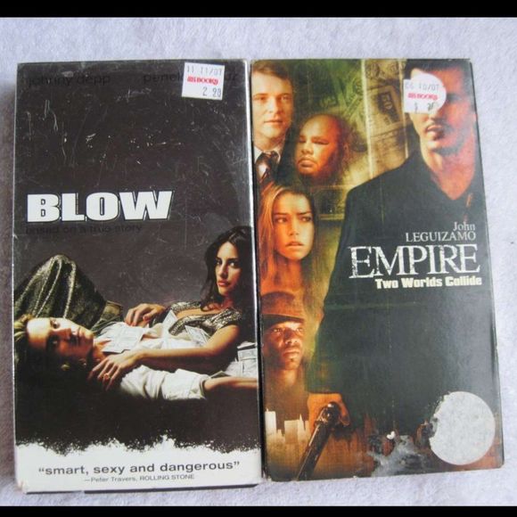 Empire John Leguizamo Richards Cocaine VHS Cassette Tape Bundle for $1 No Blow - Picture 5 of 8